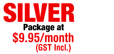 Silver Package at $29.95 per month (GST Inclusive)